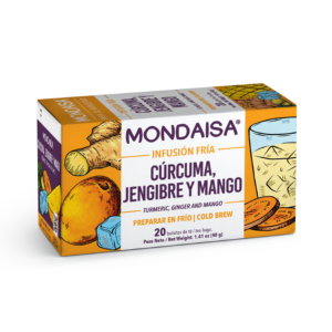 Infusión Fría de Cúrcuma, Jengibre y Mango - 20 bolsitas
