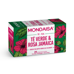 Té Verde & Rosa Jamaica - 20 bolsitas