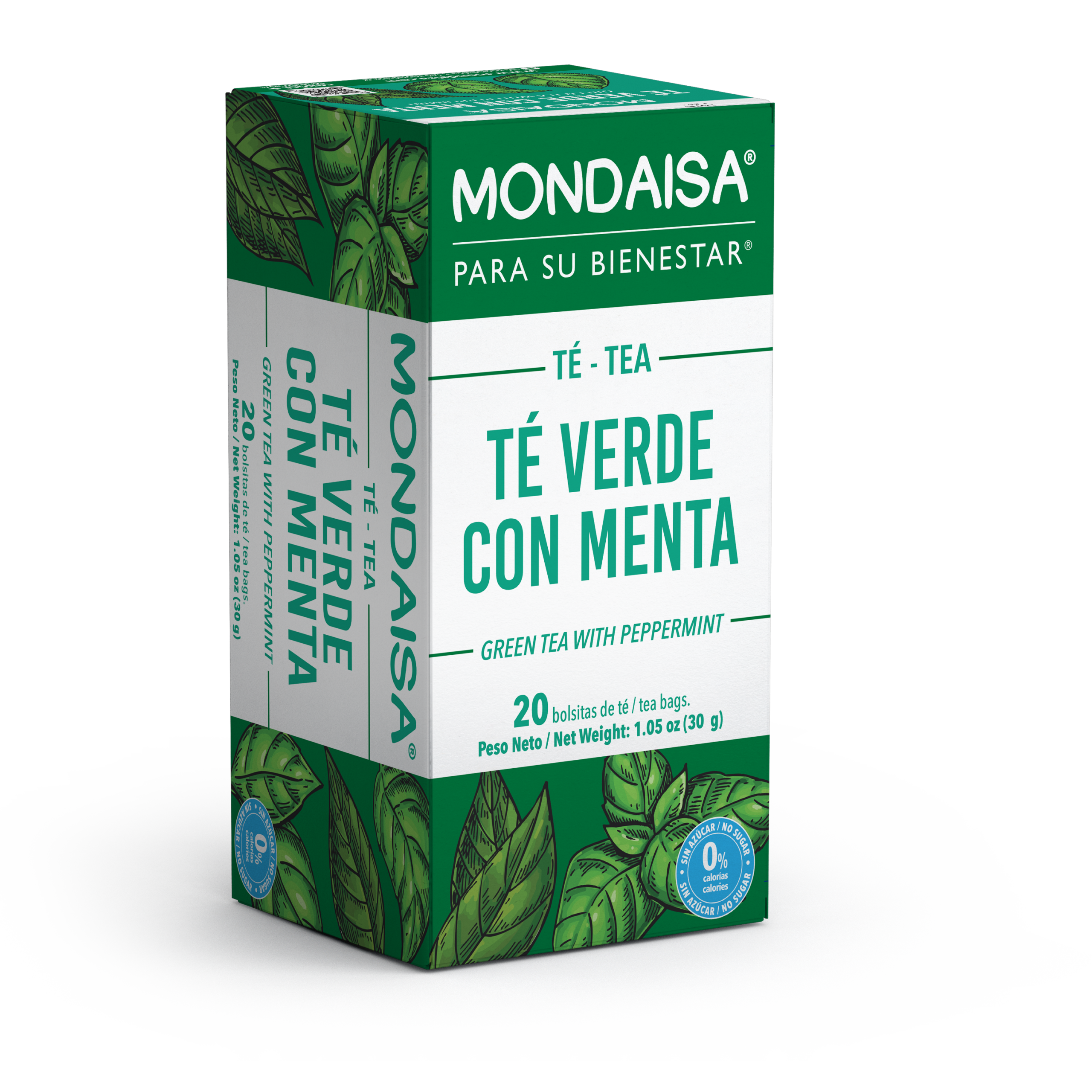 Té Verde con Menta - 20 bolsitas