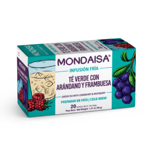 Infusión Fría de Té Verde con Arándano y Frambuesa - 20 bolsitas